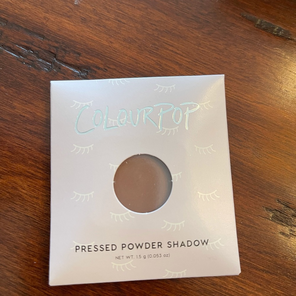 NWT Colourpop Eyeshadow Warm Neutral Matte Brown in Chic happens